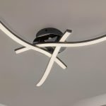 SE LED 46 ALORA BLACK CEILING 46x46x8cm 24W 3CCT IP20 2 YEARS WARRANTY Z3