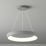 SE LED 32 ΚΑΙΤΟ GREY PENDANT 50x50x100cm 32W 3CCT IP20 2 YEARS WARRANTY Α1