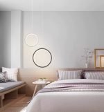 SE LED 16 AINA BLACK AND WHITE PENDANT 16+22x100cm 16W IP20 3CCT 2 YEARS WARRANTY Γ5 - Image 2