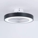 SE LED F50 MARCO BLACK FAN 60W SMART WITH CONTROL 50X50X20cm 3000k-6500k 85-265V 2 YEARS WARRAN