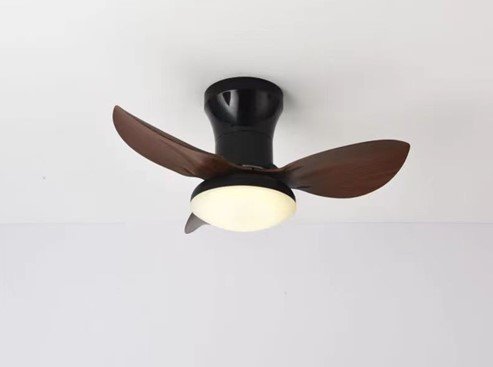 77-50628 SE LED F65 ADAM BLACK-BROWN FAN 60W SΜΑRT WITH CONTROL 65x65x20cm 3000k-6500k 85-265V 2 YEARS W - Image 1