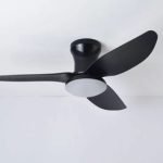 SE LED F100 WINDY BLACK FAN 60W SMART WITH CONTROL 100x100x50cm 3000k-6500k 85-265V 2 YEARS WAR