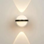 SE LED 105 HALO BLACK OUTDOOR WALL LAMP 10+2W 3000K 2 YEARS WARRANTY