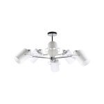 KQ 2654/6 SHIRO CHROME AND WHITE PENDANT 1Ε3