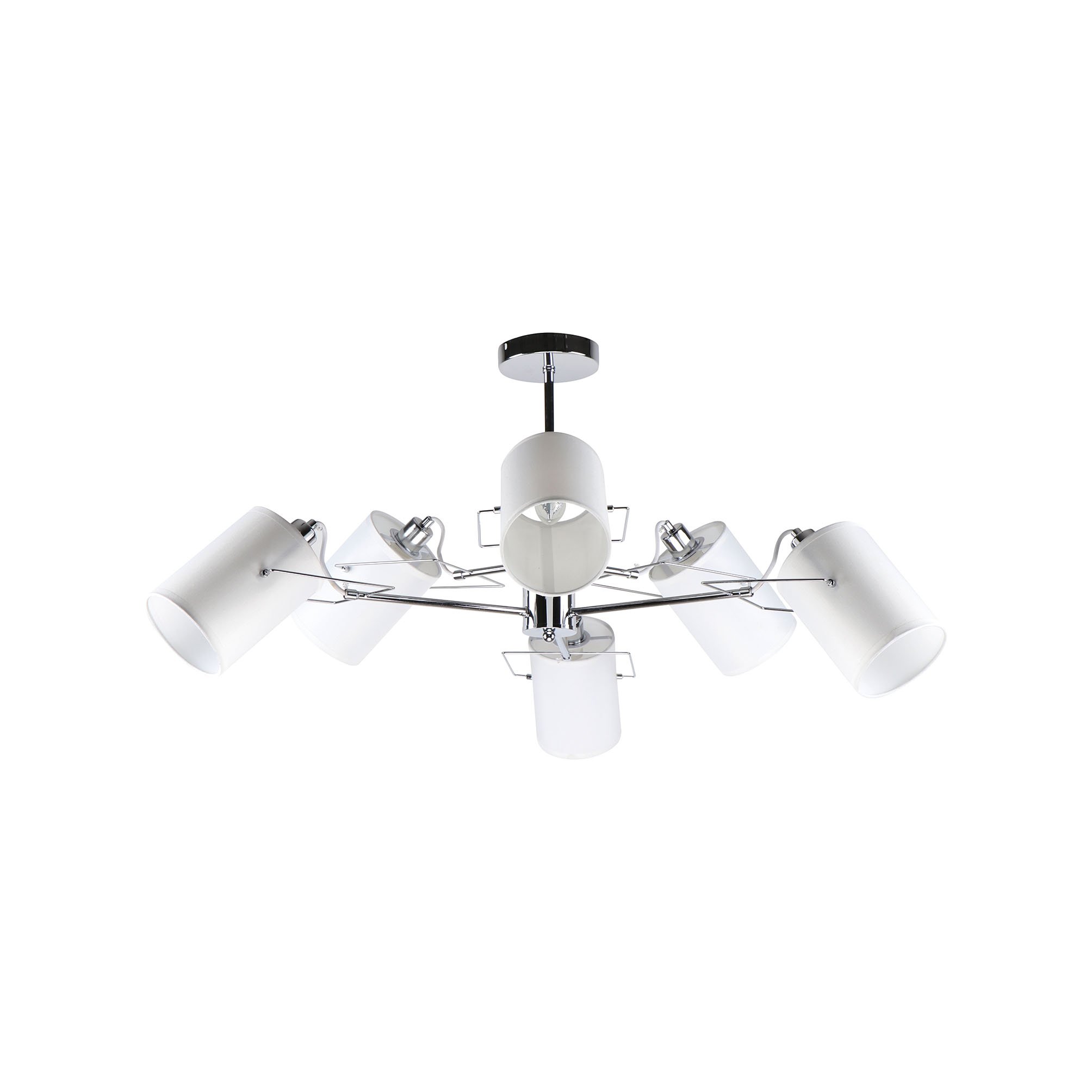 77-8101 KQ 2654/6 SHIRO CHROME AND WHITE PENDANT 1Ε3 - Image 1