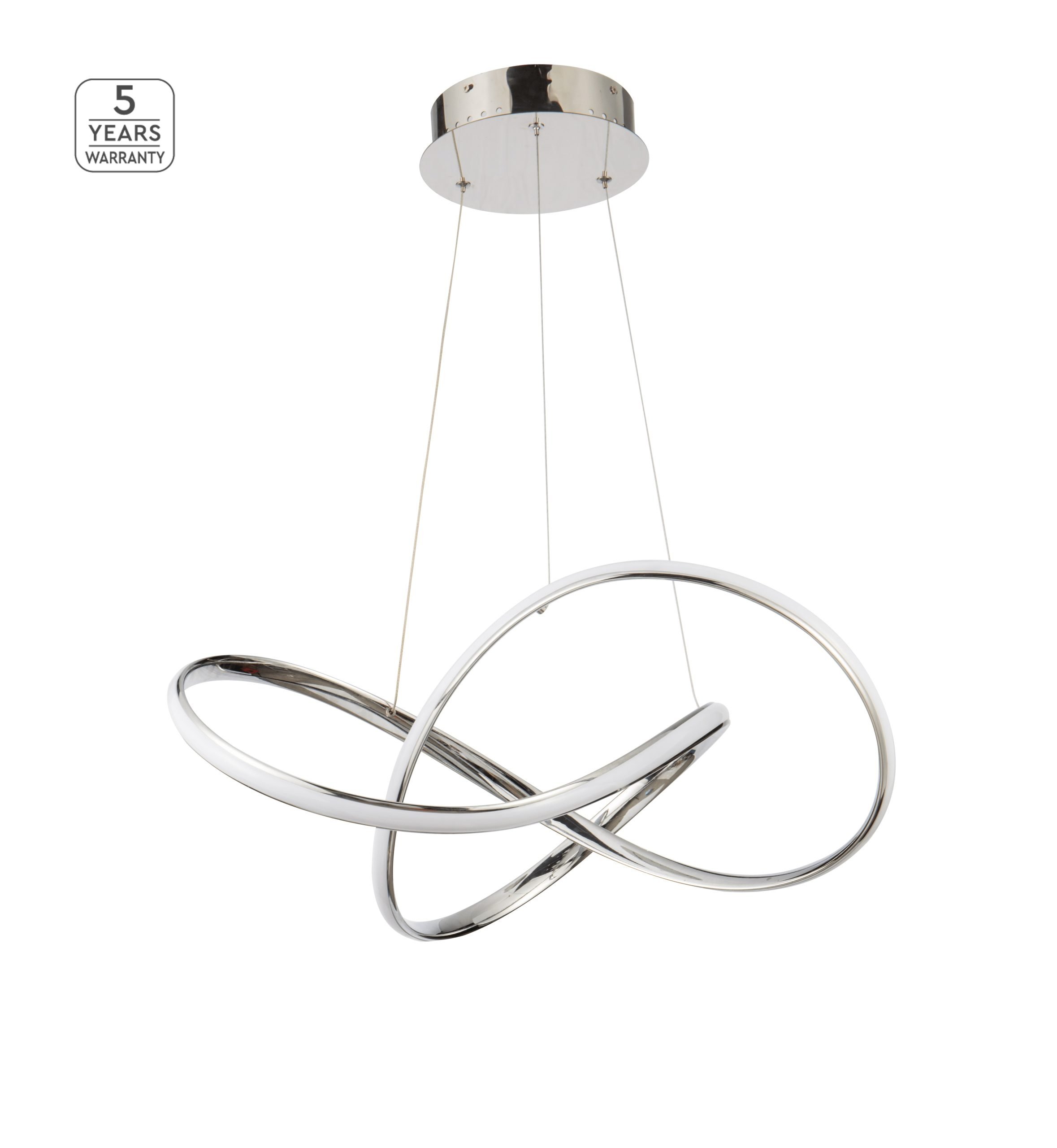 77-8127 SE LED 60 MALBERA PENDANT CHROME Β5 - Image 1