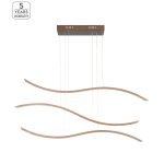 SE LED 120 WAVES PENDANT COFFEE BROWN Β5