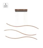SE LED 120 WAVES PENDANT COFFEE BROWN Β5