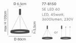 SE LED 60 AMAYA PENDANT COPPER Δ5 - Image 2