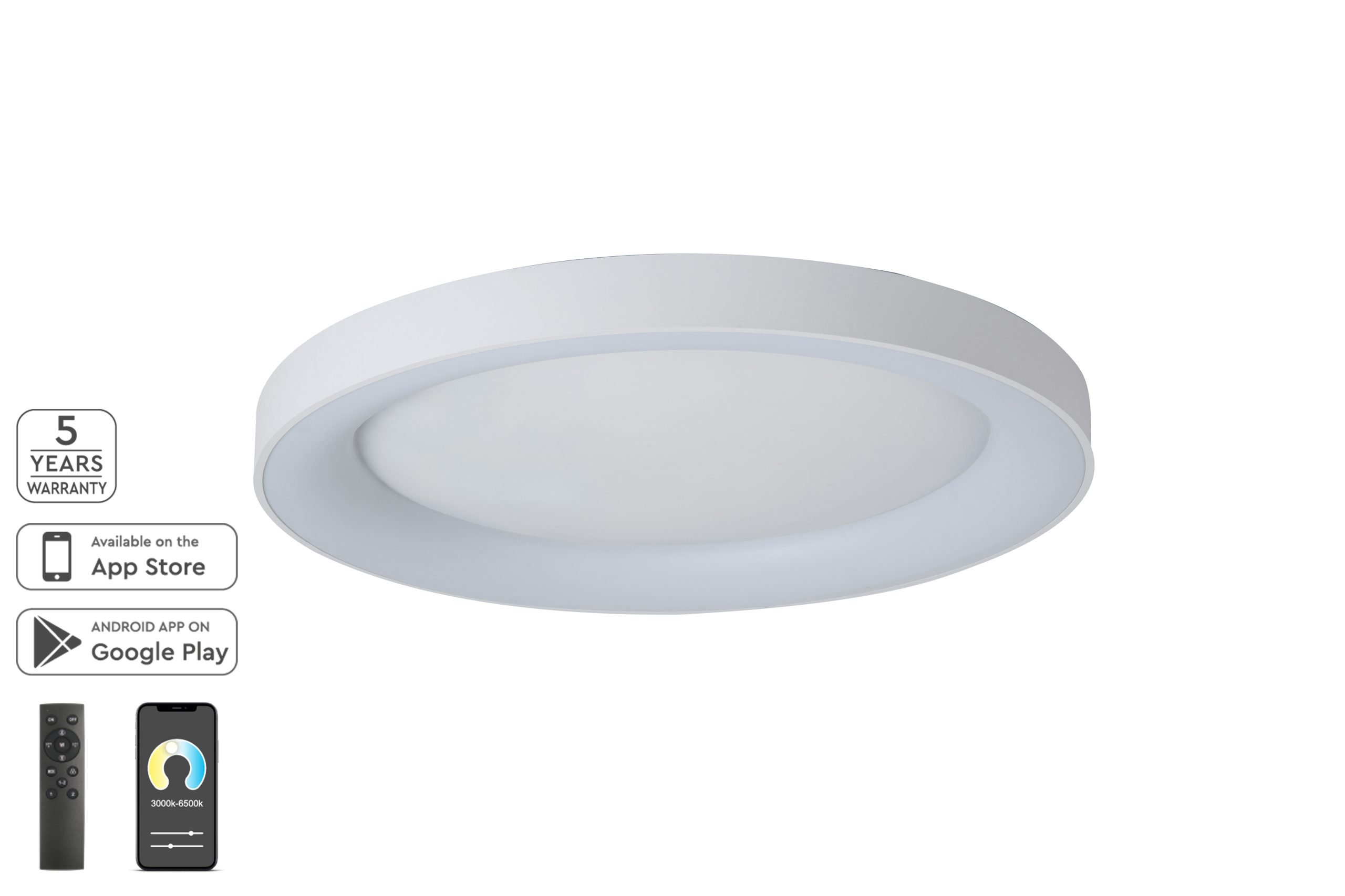 77-8156 SE LED SMART 80 AMAYA CEILING WHITE Δ3 - Image 1