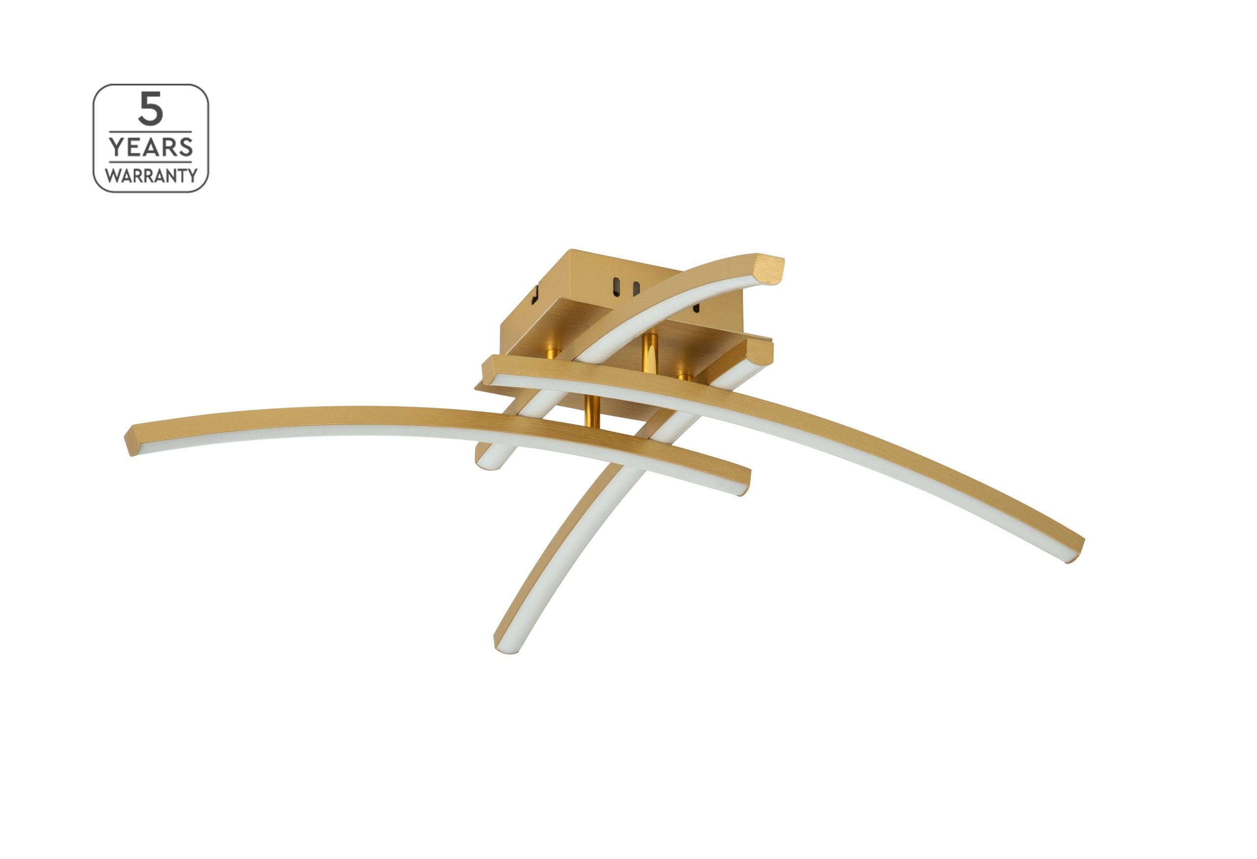 77-8172 SE LED 65-4 XENA CEILING BRUSHED GOLD Ε3 - Image 1