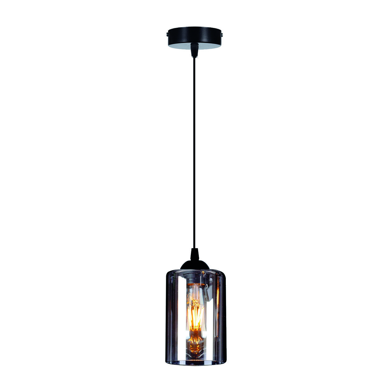77-8200 KQ 8877-1 SMOG PENDANT SMOKED GLASS Ζ2 - Image 1
