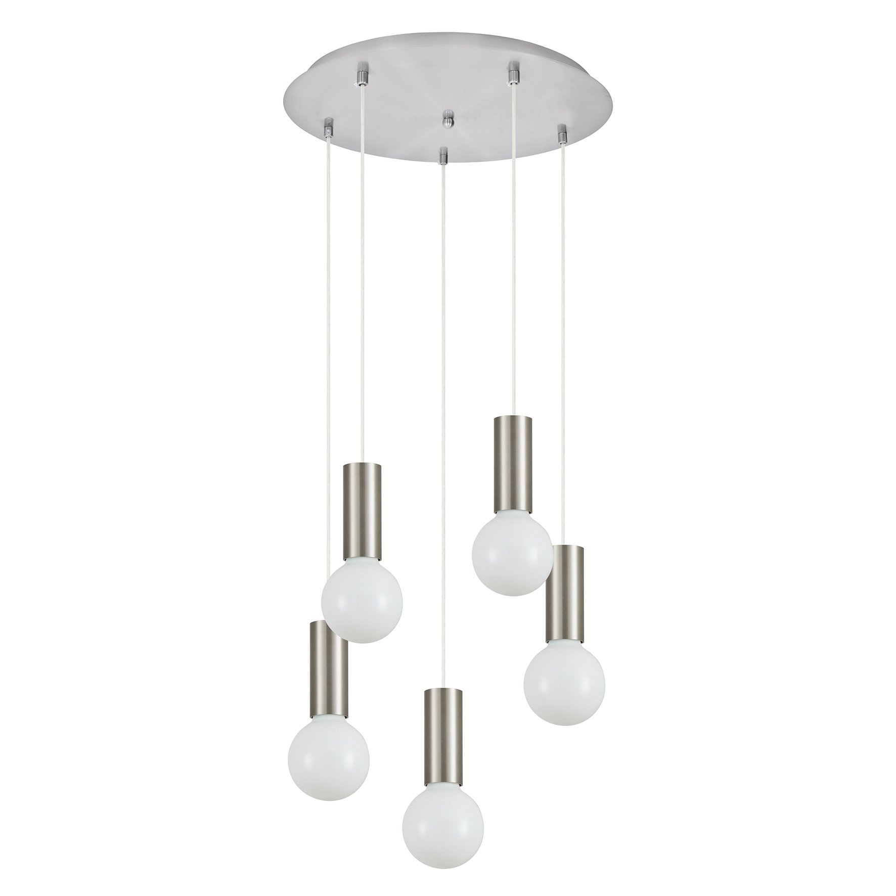 77-8390 SE21-NM-4-5NM ADEPT TUBE Nickel Matt Pendant+ - Image 1