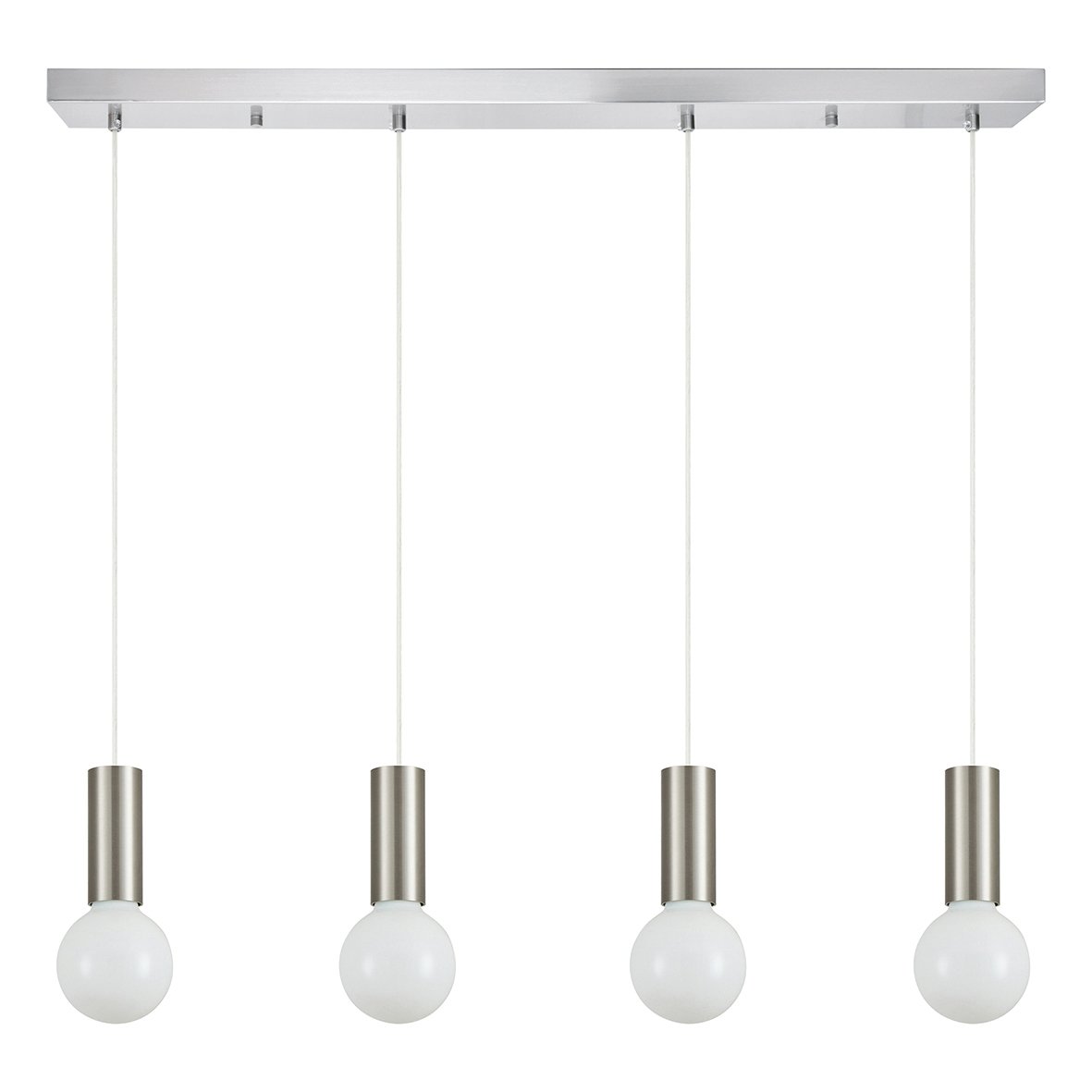 77-8391 SE21-NM-4-4NM ADEPT TUBE Nickel Matt Pendant+ - Image 1