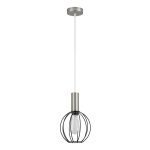 SE21-NM-4-GR2 ADEPT TUBE Nickel Matt Pendant Black Metal Grid+