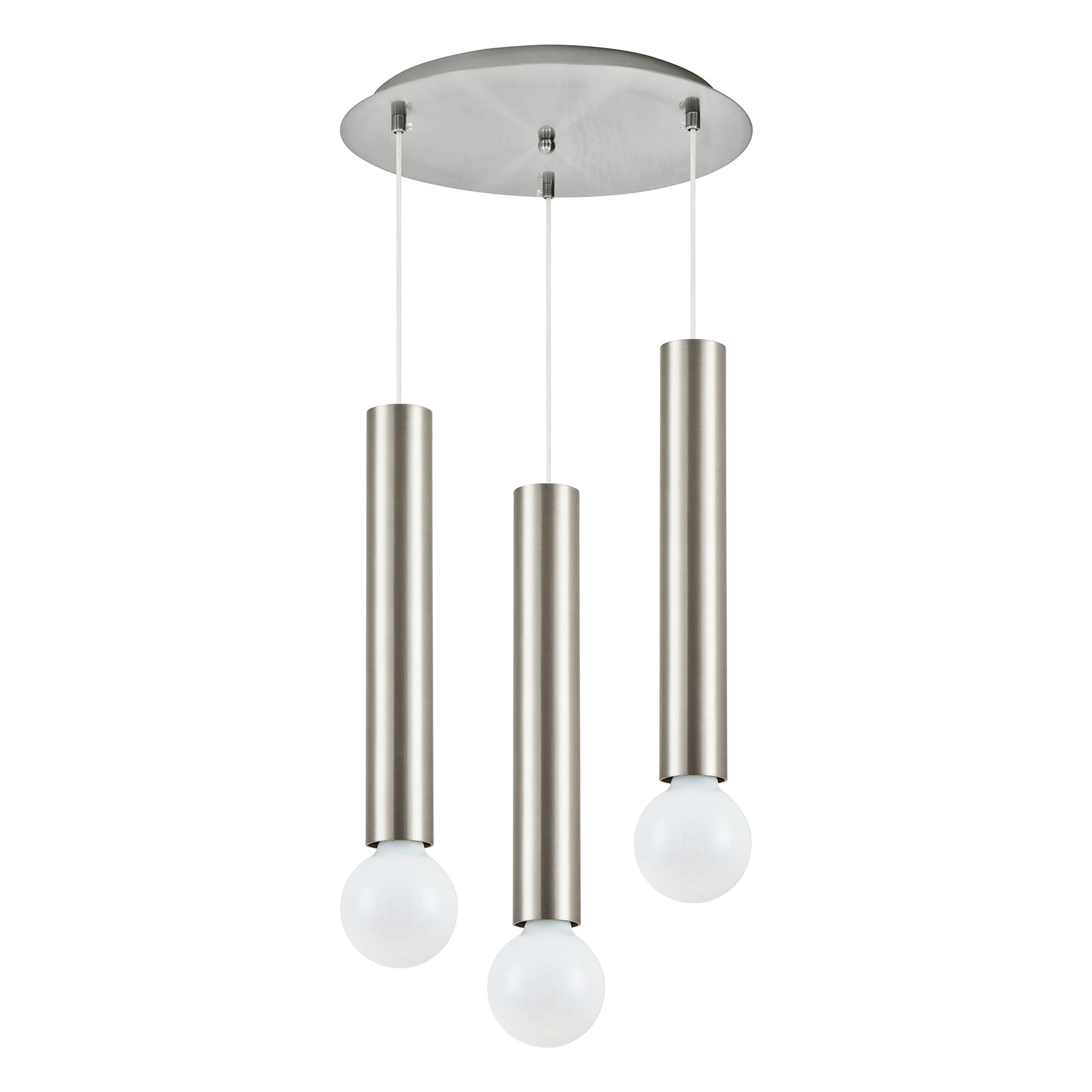 77-8662 SE21-NM-5-3NM ADEPT TUBE NICKEL MAT Nickel Matt Pendant+ - Image 1