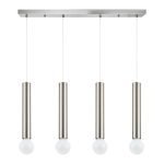 SE21-NM-5-4NM ADEPT TUBE NICKEL MAT Nickel Matt Pendant+