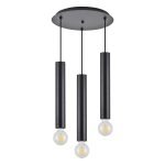 SE21-BL-5-3BL ADEPT TUBE BLACK Black Pendant+