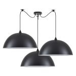 SE21-BL-B10-BL3-MS50 ADEPT PENDANT Black Metal Pendant+