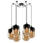 SE21-HN-18-30-BL6+ GABY Honey Glass Pendant+