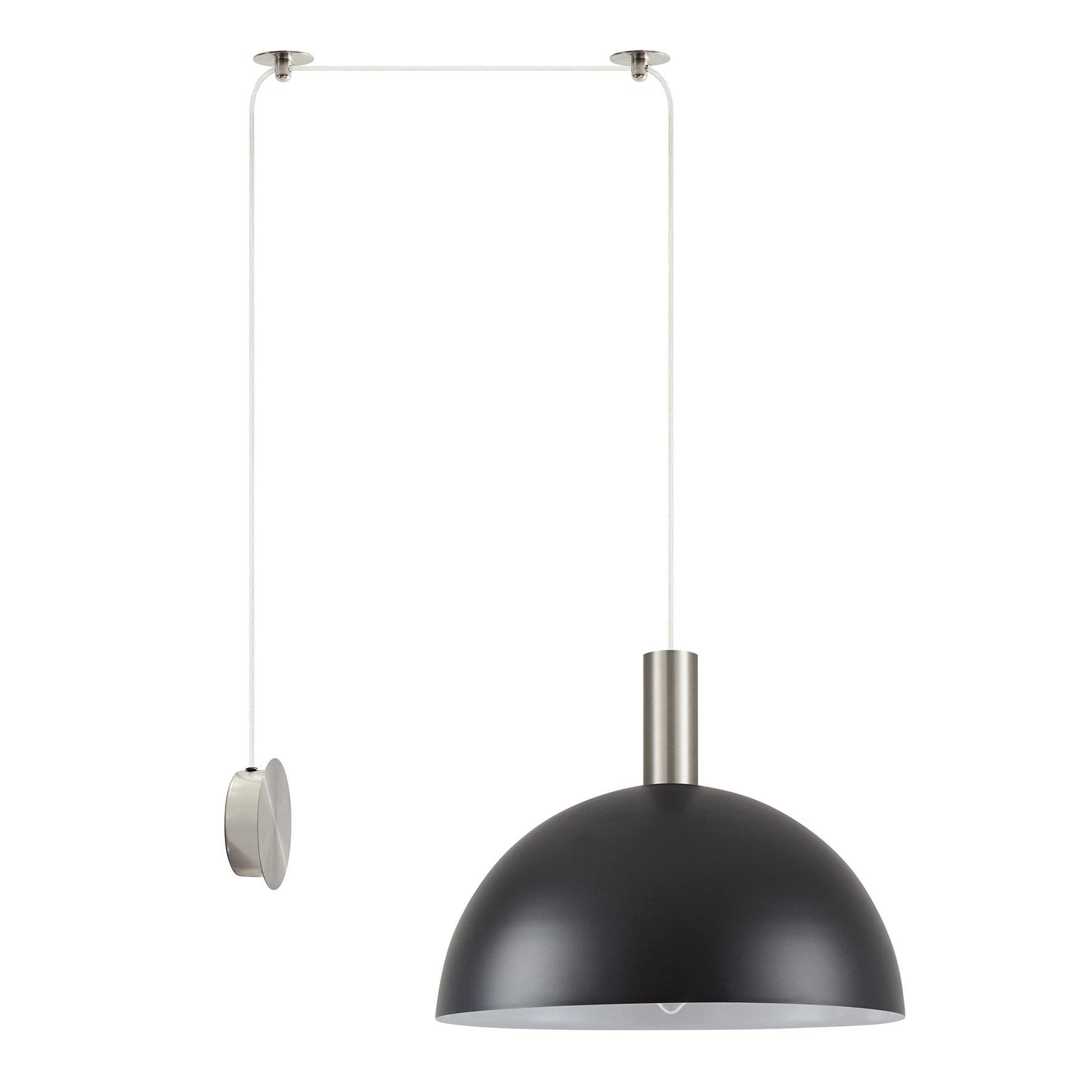 77-8807 SE21-NM-4-NM1W-MS40 ADEPT TUBE Nickel Matt Wall Lamp Metal Shade+ - Image 1