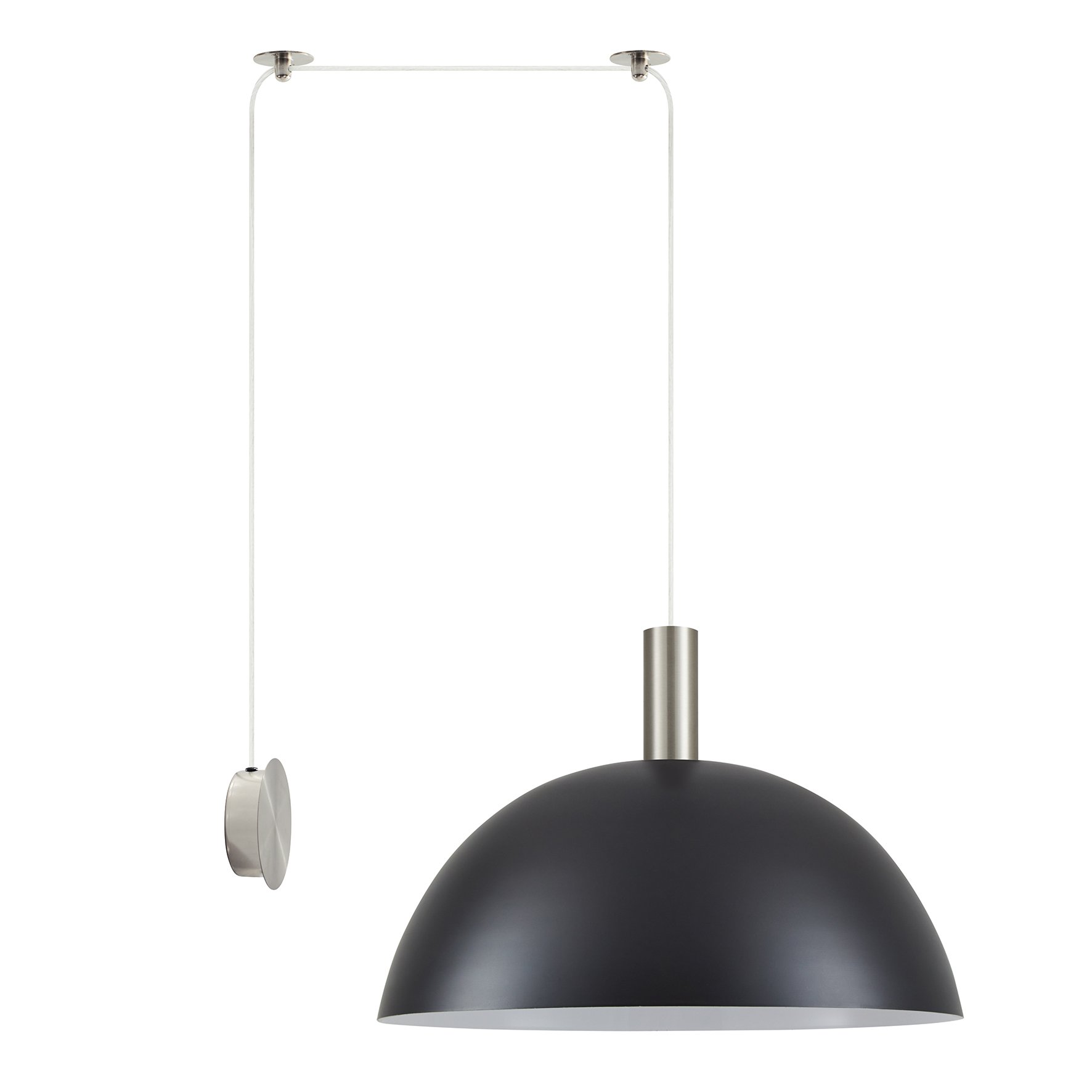 77-8808 SE21-NM-4-NM1W-MS50 ADEPT TUBE Nickel Matt Wall Lamp Metal Shade+ - Image 1