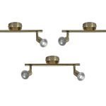 SE 140-BR2 (x3) Saba Packet Bronze adjustable spotlight+