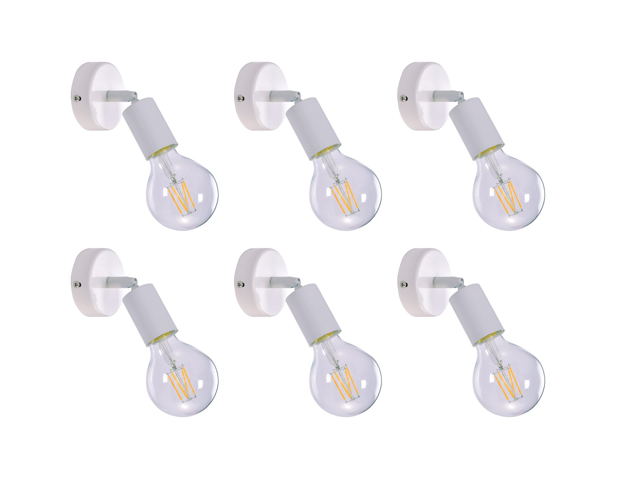 77-8858 SE 137-1AW (x6) Soma Packet White adjustable spotlight+ - Image 1