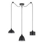 SE21-BL-B10-BL3-MS123 ADEPT FLEX Black Metal Shade Pendant+