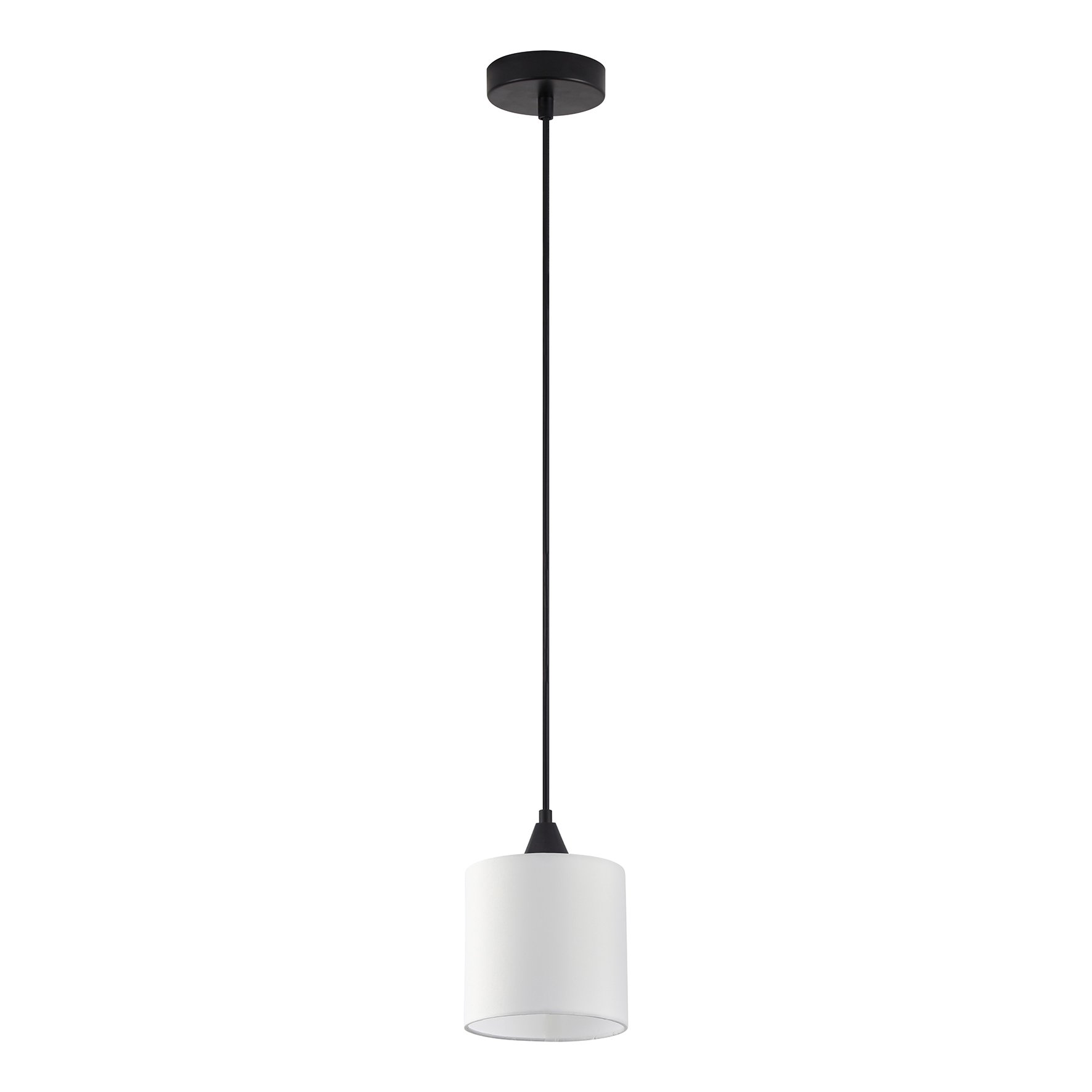 77-9009 SE21-BL-B10-SH1 ADEPT PENDANT White Shade Pendant + - Image 1