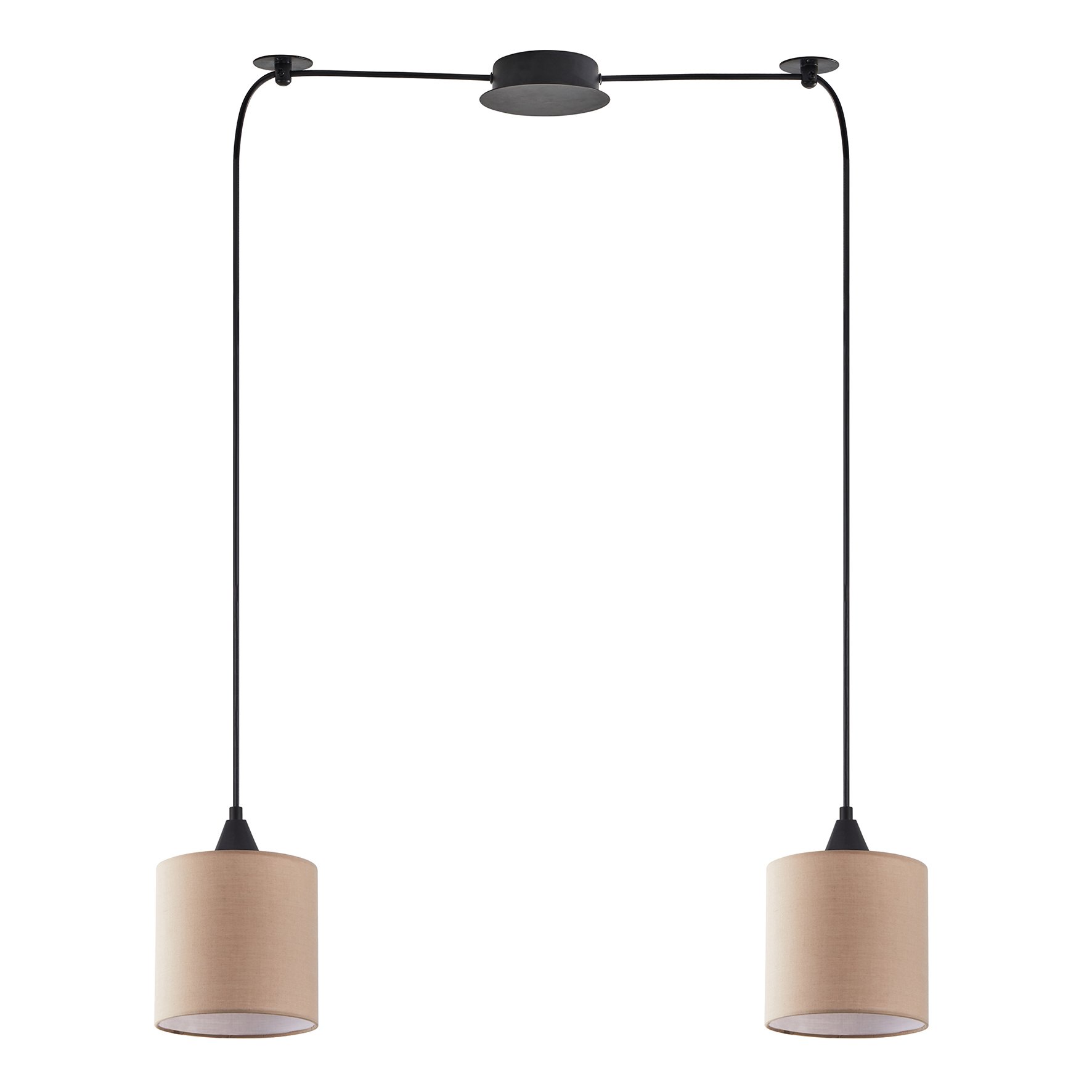 77-9014 SE21-BL-B10-BL2-SH3 ADEPT PENDANT Brown Shade Pendant+ - Image 1