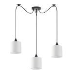 SE21-BL-B10-BL3-SH1 ADEPT PENDANT White Shade Pendant +