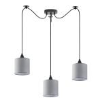 SE21-BL-B10-BL3-SH2 ADEPT PENDANT Grey Shade Pendanr+