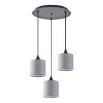 SE21-BL-B10-BL3-SH2 ADEPT PENDANT Grey Shade Pendant+