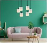 SE21-BL-B10-BL6-SH1 ADEPT PENDANT White Shade Pendant + - Image 2