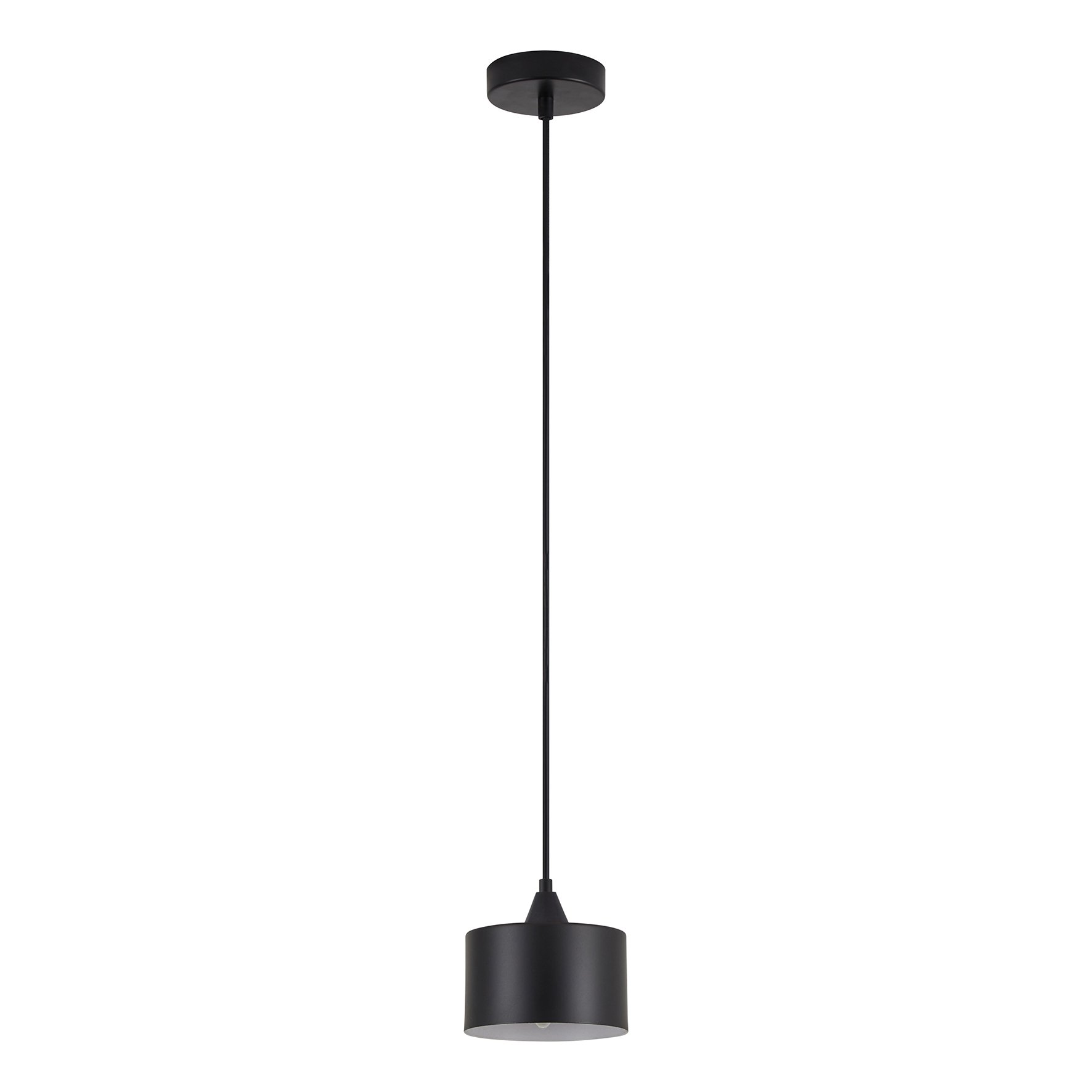 77-9037 SE21-BL-B10-MS1 ADEPT PENDANT Black Metal Shade + - Image 1