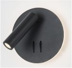 SE21-BL-WL-BN1 BONNIE BLACK WALL LAMP LED 1Β1 - Image 2