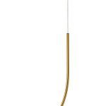 SE21-GM-35 SCEPTRE GOLD MATT PENDANT OPAL GLASS E3.