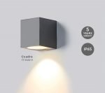 SE-WL-S1-DG CUADRO DOWN WALL LAMP GU10 DARK GREY BODY ALUMINIUM