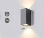 SE-WL-S2-DG CUADRO UP-DOWN WALL LAMP GU10 DARK GREY BODY ALUMINIUM
