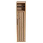 Έπιπλο μπάνιου ξύλινο 75χ18χ18 cm Eurocasa