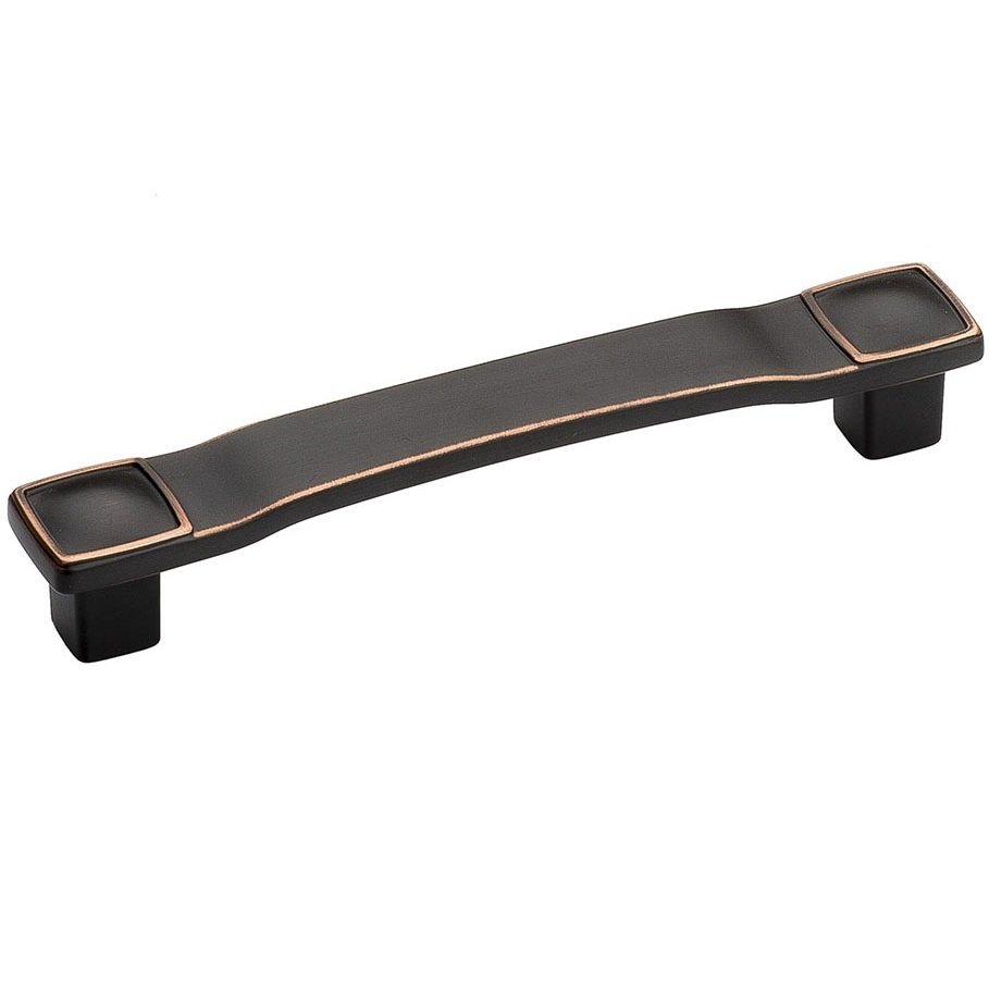 DSC342079 Roline 588 Λαβή Επίπλου από Ζάμακ Μαύρο-Χαλκός με Κέντρα 128mm - Image 1