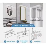 SE-NK-40 MULAN WALL LAMP NICKEL 40CM 3CCT 8W WITH MEMORY IP44 Δ2 - Image 2