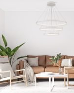 SE LED 80-60-40 MORELLI PENDANT WHITE MAT Β5 - Image 2