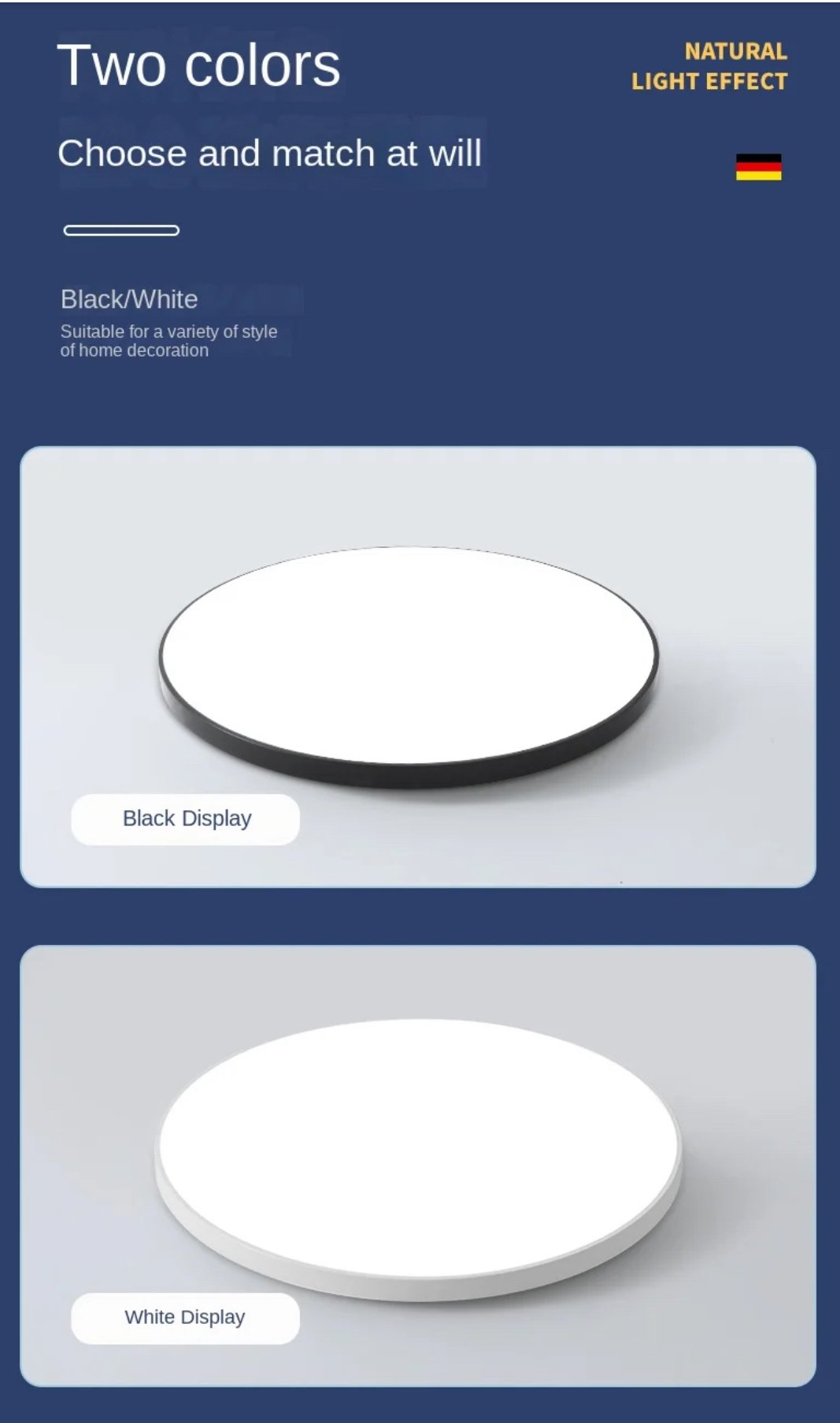 RONDO-1-7 SE LED 47 RONDO GOLD CEILING 48W 3 CCT 2 YEARS WARRANTY Α4 - Image 1