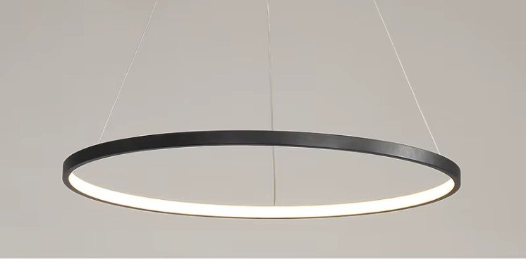 STELINA-UNO-60-BLACK SE LED 60 STELINA PENDANT BLACK 60cm 28W 3CCT IP20 220V 2 YEARS WARRANTY Β2 - Image 1
