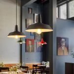 SE21-BL-35 SPACE PENDANT LAMP BLACK E27 35x100cm IP20 220V 2 YEARS WARRANTY Ε3