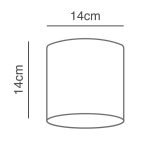 SE21-NM-4-4NM-SH2 ADEPT TUBE Nickel Matt Pendant Grey Fabric Shade+ - Image 2