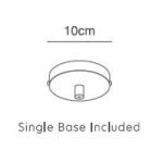 SE 149-GY IRIS PENDANT LAMP GREY 1E2