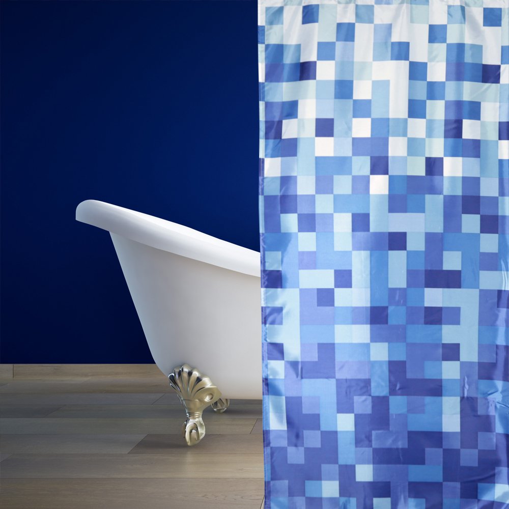 kourtina-mpaniou-bluesquares-180x180-1860 ΚΟΥΡΤΙΝΑ ΜΠΑΝΙΟΥ BLUESQUARES 180(Μ)X180(Υ) - Image 1